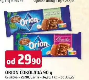 Trefa ORION ČOKOLÁDA 90 g nabídka