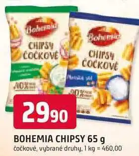 Trefa BOHEMIA CHIPSY 65 g čočkové, vybrané druhy nabídka