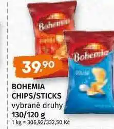 Trefa BOHEMIA CHIPS/STICKS vybrané druhy 130/120 g nabídka