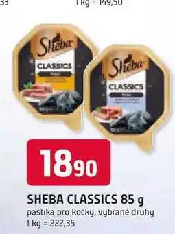 Trefa SHEBA CLASSICS 85 g paštika pro kočky nabídka