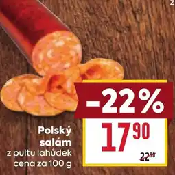 Billa Polský salám nabídka