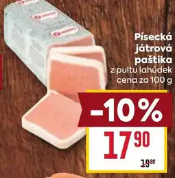 Billa Písecká játrová paštika nabídka