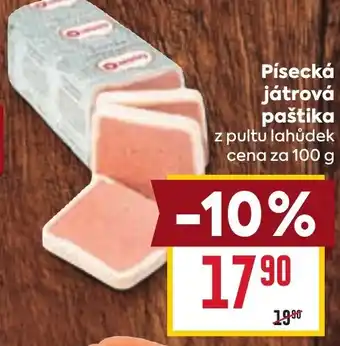 Billa Písecká játrová paštika nabídka