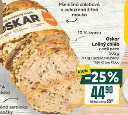 Billa Oskar Lněný chléb nabídka