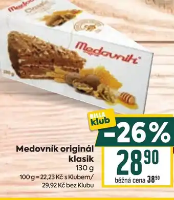 Billa Medovník originál klasik nabídka