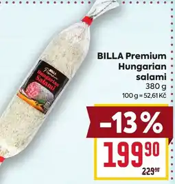 Billa BILLA Premium Hungarian salami nabídka