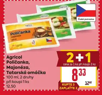 Billa Agricol Poličanka, Majonéza, Tatarská omáčka nabídka