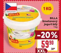 Billa BILLA Smetanový jogurt bílý nabídka