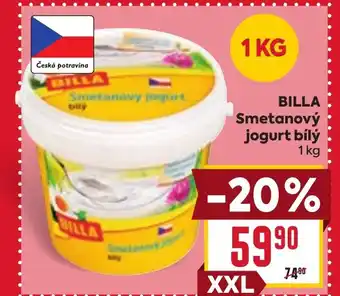 Billa BILLA Smetanový jogurt bílý nabídka