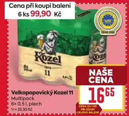 Billa Velkopopovický Kozel 11 nabídka