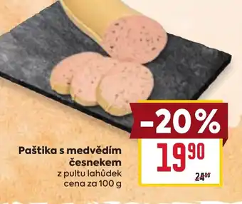 Billa Paštika s medvědím česnekem nabídka