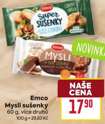 Billa Emco Mysli sušenky nabídka