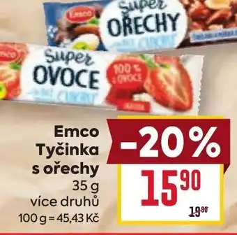 Billa Emco Tyčinka s ořechy nabídka