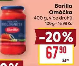 Billa Barilla Omáčka nabídka