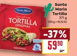 Billa Santa Maria Tortilla nabídka