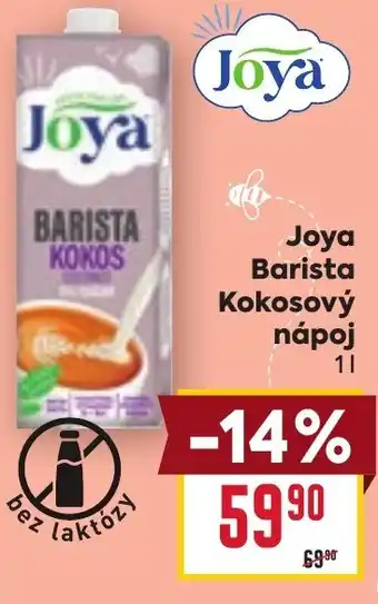 Billa Joya Barista Kokosový nápoj nabídka