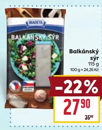 Billa Balkánský sýr nabídka