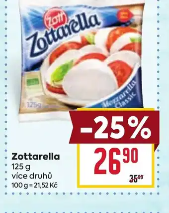 Billa Zottarella nabídka