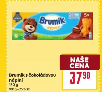 Billa Brumík s čokoládovou náplní nabídka