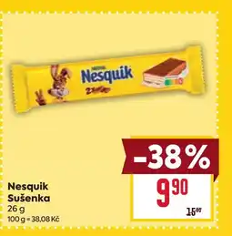 Billa Nesquik Sušenka nabídka