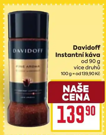 Billa Davidoff Instantní káva nabídka