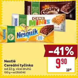 Billa Nestlé Cereální tyčinka nabídka