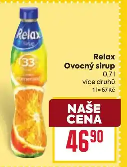 Billa Relax Ovocný sirup nabídka