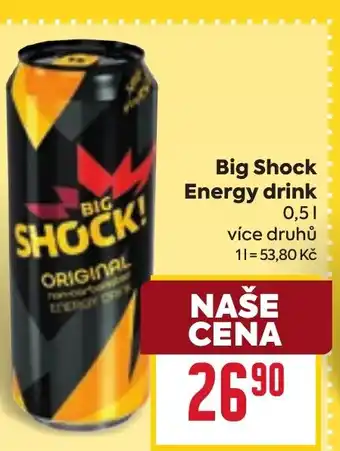 Billa Big Shock Energy drink nabídka