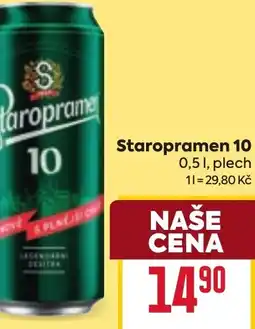 Billa Staropramen 10 nabídka