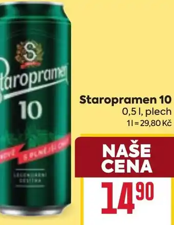 Billa Staropramen 10 nabídka