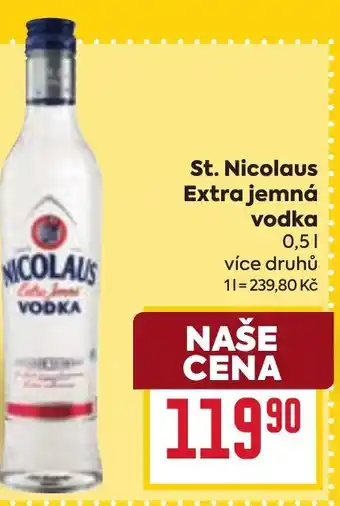 Billa St. Nicolaus Extra jemná vodka nabídka