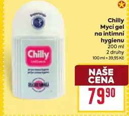 Billa Chilly Mycí gel na intimní hygienu nabídka