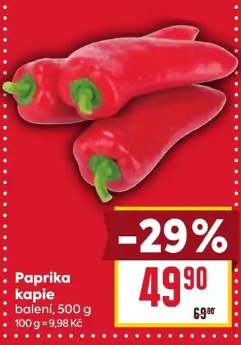 Billa Paprika kapie nabídka