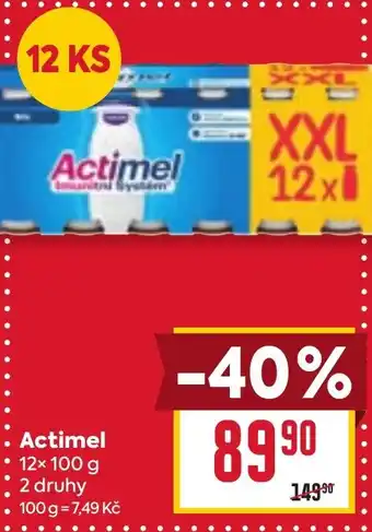 Billa Actimel nabídka