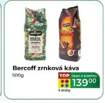 Tamda Foods Bercoff zrnková káva 500g nabídka