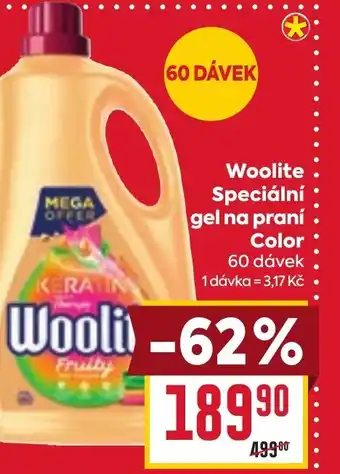 Billa Woolite Speciální gel na praní Color nabídka