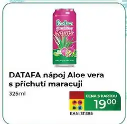 Tamda Foods DATAFA nápoj Aloe vera příchutí maracuji 325ml nabídka