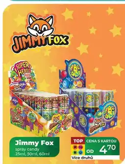 Tamda Foods Jimmy Fox spray candy 25ml, 50ml, 60ml nabídka