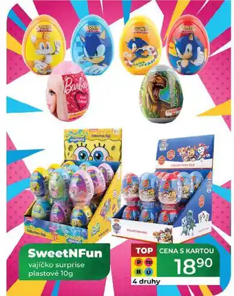 Tamda Foods SweetNFun vajíčko surprise plastové 10g nabídka