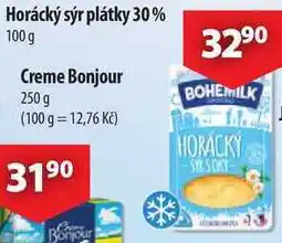 CBA Horácký sýr plátky 30%, 100 g nabídka