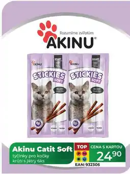 Tamda Foods Akinu Catit Soft tyčinky pro kočky krůtí s játry 6ks nabídka