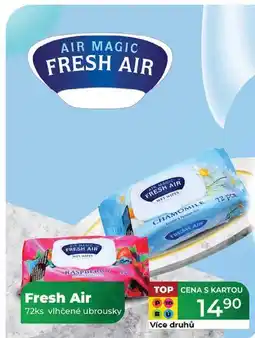 Tamda Foods Fresh Air 72ks vlhčené ubrousky nabídka