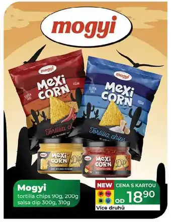 Tamda Foods Mogyi tortilla chips 90g, 200g salsa dip 300g, 310g nabídka