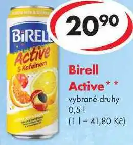 CBA Birell Active, 0,5 l nabídka