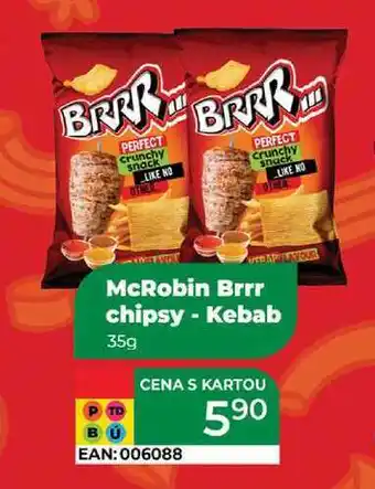 Tamda Foods McRobin Brrr chipsy - Kebab 35g nabídka