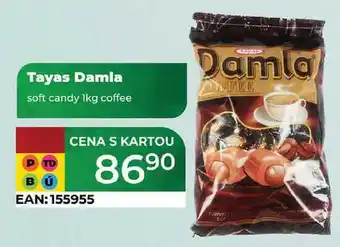 Tamda Foods Tayas Damla soft candy 1kg coffee nabídka