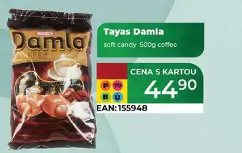 Tamda Foods Tayas Damla soft candy 500g coffee nabídka