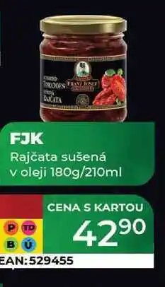 Tamda Foods FJK Rajčata sušená v oleji 180g/210ml nabídka