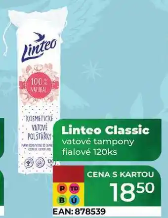 Tamda Foods Linteo Classic vatové tampony fialové 120ks nabídka