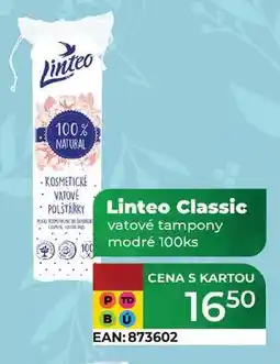 Tamda Foods Linteo Classic vatové tampony modré 100ks nabídka